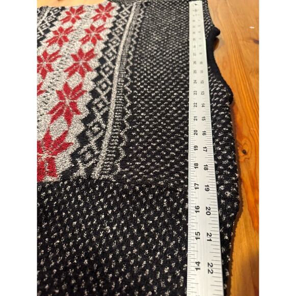 M.J. Carroll Fair Isle‎ Holiday Cardigan Size Medium Vintage - Picture 8 of 8